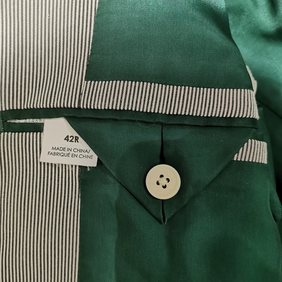 Club Monaco grant fit fine striped jacket blazer - Picture 8 of 9